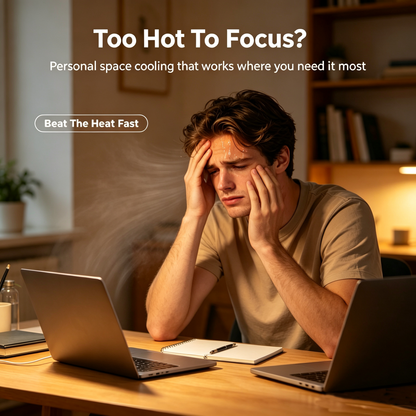 Rechargeable Mini Air Cooler with Cooling Mist for Personal Comfort🌬️