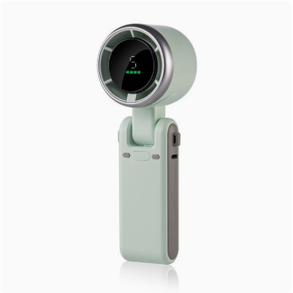 ❄️ Foldable Mini Turbo Fan for Personal Cooling Anywhere