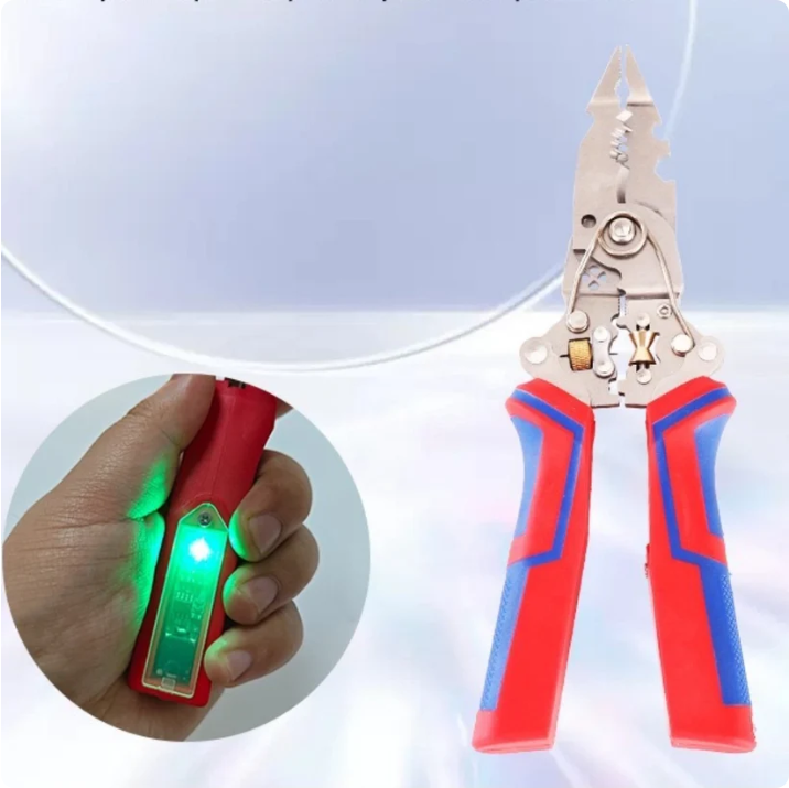 ⚡16-in-1 Rechargeable Wire Stripper & Voltage Tester Pliers💪