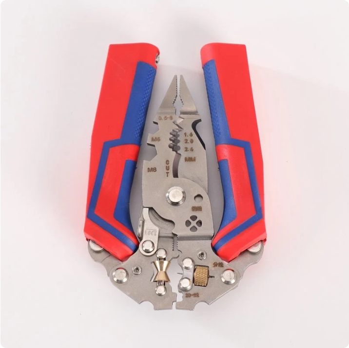 ⚡16-in-1 Rechargeable Wire Stripper & Voltage Tester Pliers💪