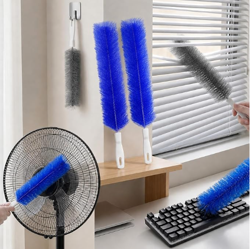 Bendable Fan Cleaning Brush for Easy Hard-to-Reach Dusting🧹