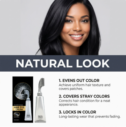 🌿 50% OFF Botanical Hair Color Comb – Press, Comb & Refresh Gray Roots