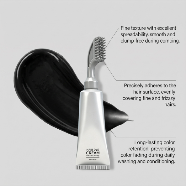 🌿 50% OFF Botanical Hair Color Comb – Press, Comb & Refresh Gray Roots