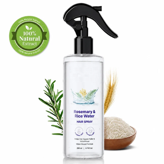 🌿 50% OFF Rosemary & Rice Water Hair Spray ✨ Fuller-Looking, Healthier Hair