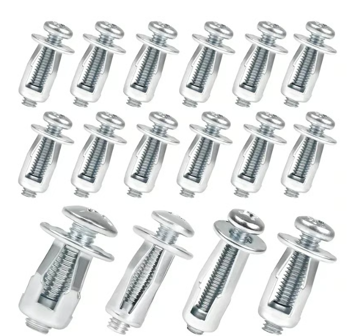 🔥 50% OFF 90PCS Rivet Locking Nuts Set 🔩 M4 M5 M6 Heavy-Duty Fasteners