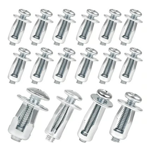 🔥 50% OFF 90PCS Rivet Locking Nuts Set 🔩 M4 M5 M6 Heavy-Duty Fasteners