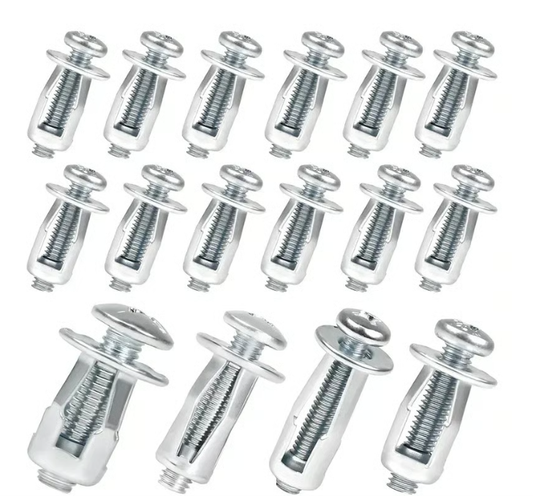 🔥 50% OFF 90PCS Rivet Locking Nuts Set 🔩 M4 M5 M6 Heavy-Duty Fasteners