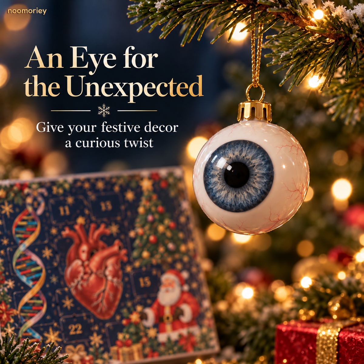 🎄 Anatomy Christmas Advent Calendar - Science & Medical Holiday Ornaments
