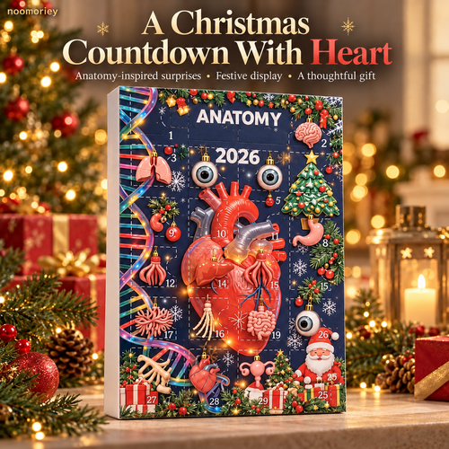 🎄 Anatomy Christmas Advent Calendar - Science & Medical Holiday Ornaments