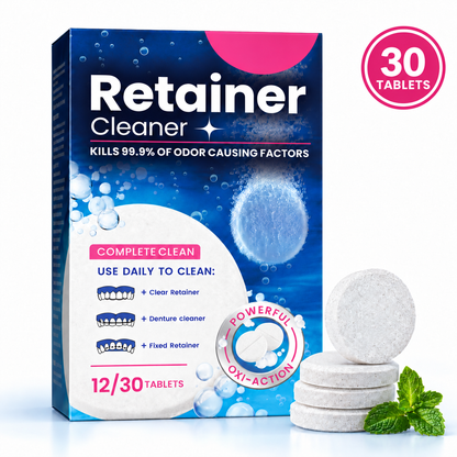 🦷✨ Effervescent Denture Cleaning Tablets – Deep Clean, Fresh Feel & Effortless Daily Care
