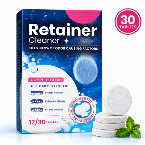 🦷✨ Effervescent Denture Cleaning Tablets – Deep Clean, Fresh Feel & Effortless Daily Care