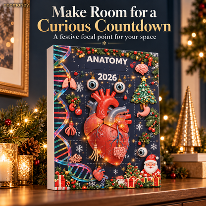 🎄 Anatomy Christmas Advent Calendar - Science & Medical Holiday Ornaments