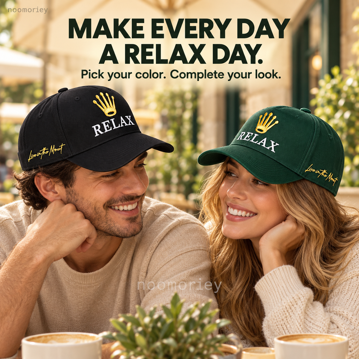 🧢Relax Crown Vintage Baseball Cap