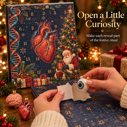 🎄 Anatomy Christmas Advent Calendar - Science & Medical Holiday Ornaments