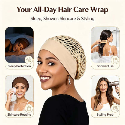 🔥 48% OFF 3-Pack Multi-Use Hair Wraps ✨ Sleep, Style & Protect