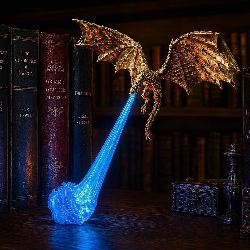 🔥LAST DAY 60% OFF🎁Flying Dragon Bookshelf Light 2026