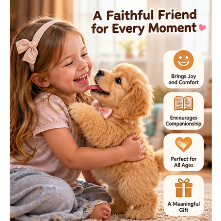 🎄49% OFF — 🐕Golden Buddy™ Lifelike Golden Retriever Robot Puppy 🐾