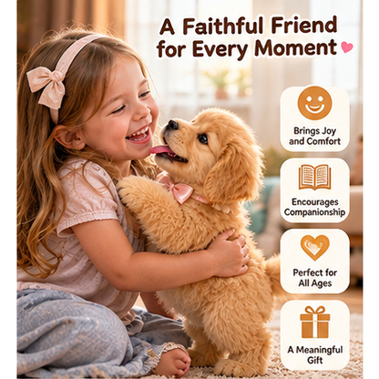 🎄49% OFF — 🐕Golden Buddy™ Lifelike Golden Retriever Robot Puppy 🐾