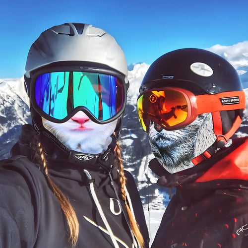 🔥 50% OFF 🐱 3D Animal Ski Balaclava with Ears – Fun Winter Face Mask