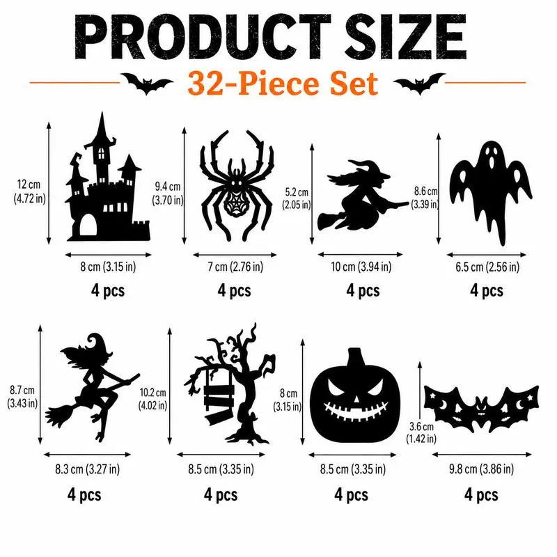 🎃👻 50% OFF! Halloween Glow in Dark Wall Stickers – Turn Blank Walls into a Spooky Glow Scene 👻🌙