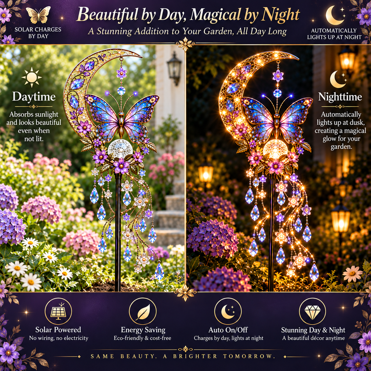 🦋 Butterfly Moonlight Garden Light – A Little Moonlight Magic for Your Garden 🎁
