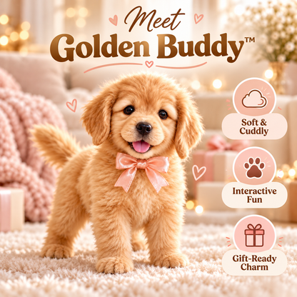 🎄49% OFF — 🐕Golden Buddy™ Lifelike Golden Retriever Robot Puppy 🐾