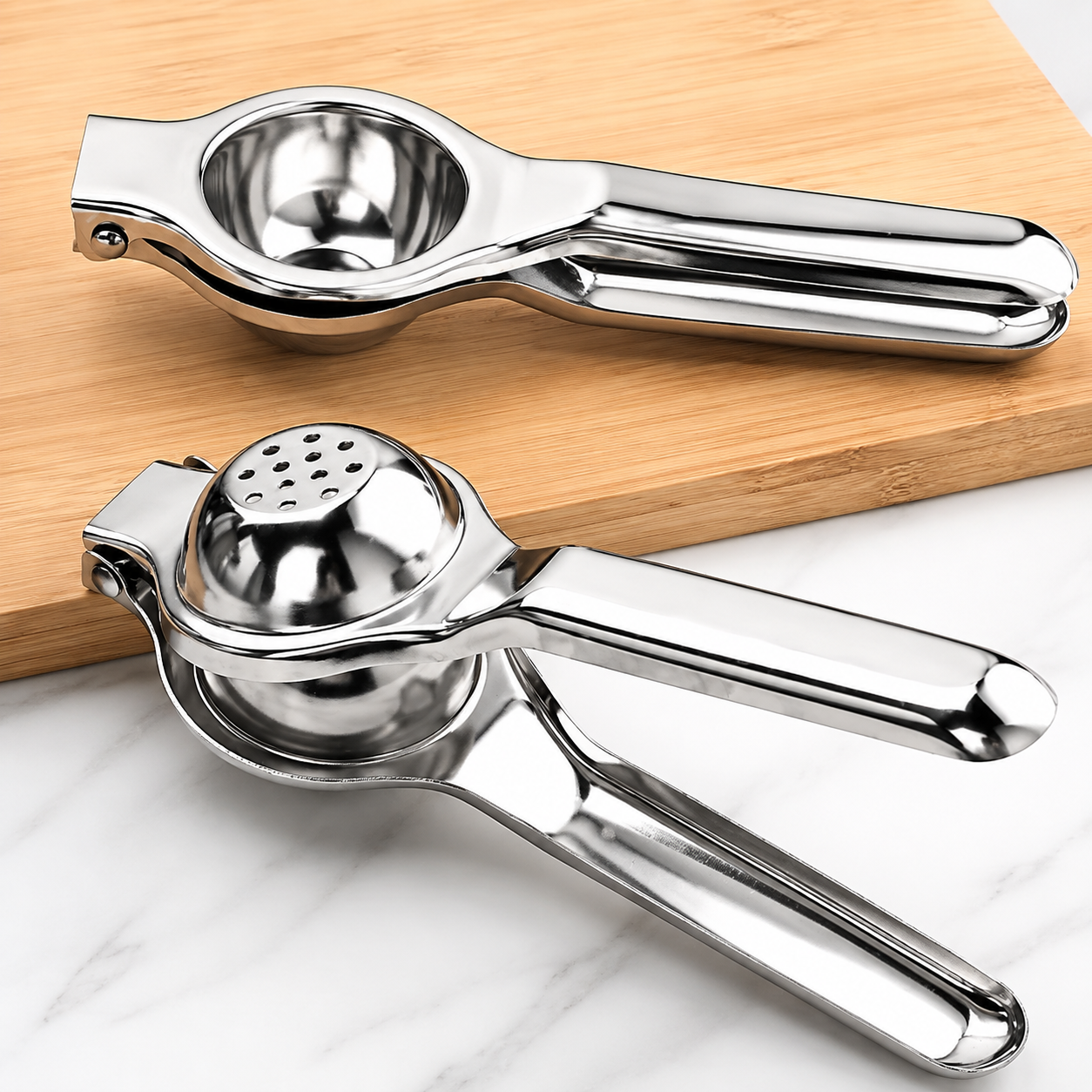 Stainless Steel Lemon Squeezer | Effortless Citrus Juicer for Fresh Homemade Drinks