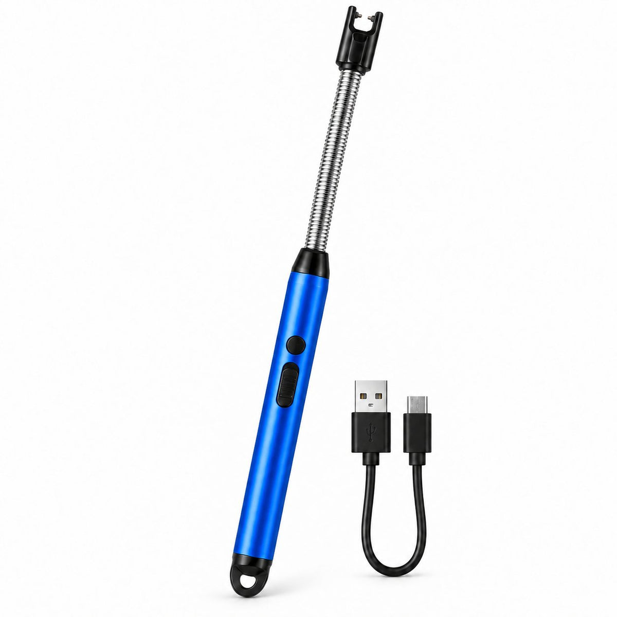 🔥Universal 360-Degree Flexible Pulse Arc Lighter with LED Battery Indicator and Windproof Design