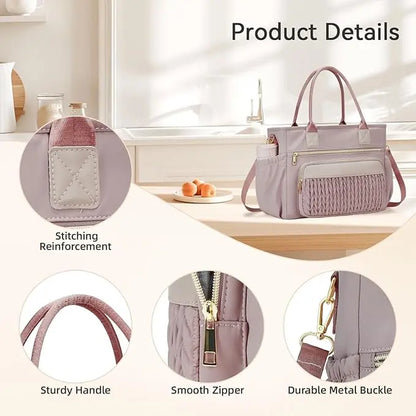 ✨ 50% OFF Stylish Insulated Lunch Tote – Pretty, Practical & Ready to Go