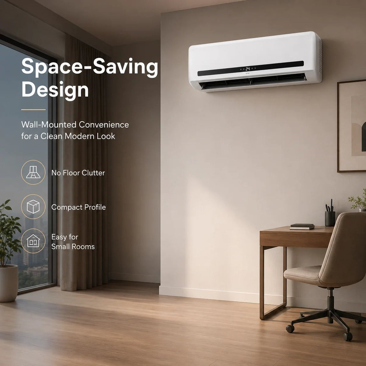 ♨️The Warmth You Need❄️🔥 2-in-1 Wall-Mounted Heater & Air Cooler | Built for Everyday Living🍃