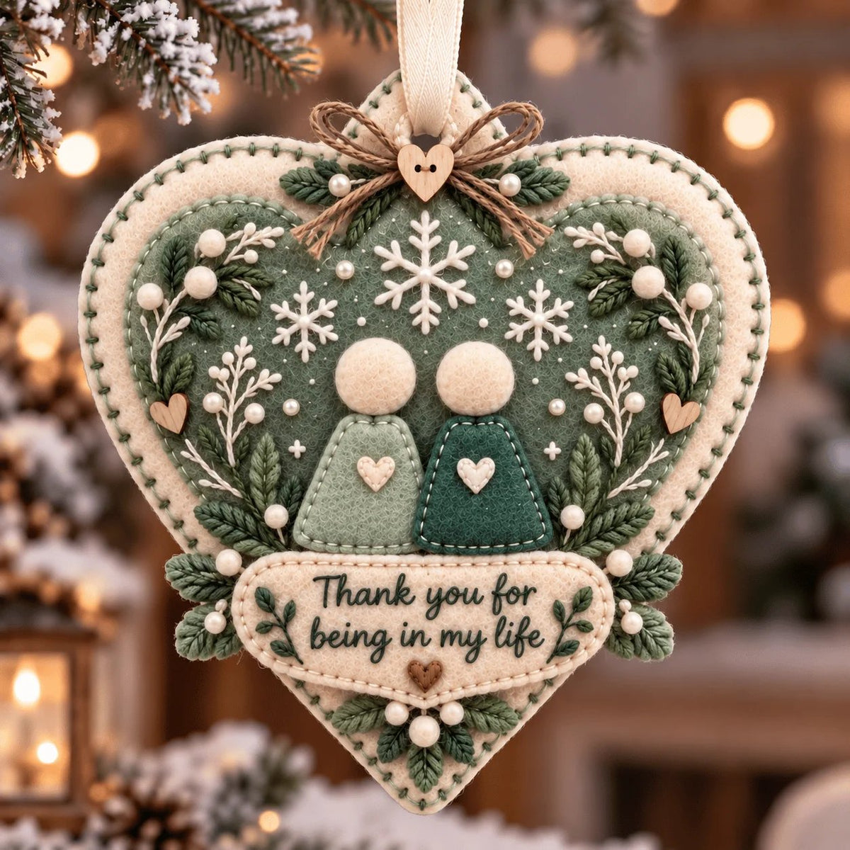 🔥Last Day 49% OFF - 🧶Handcrafted Felt Holiday Ornament