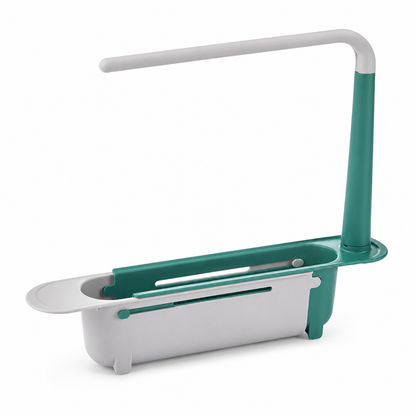 ✨ 49% OFF 🧽 Adjustable Kitchen Sink Organizer – Sponge & Towel Holder for a Clutter-Free Sink