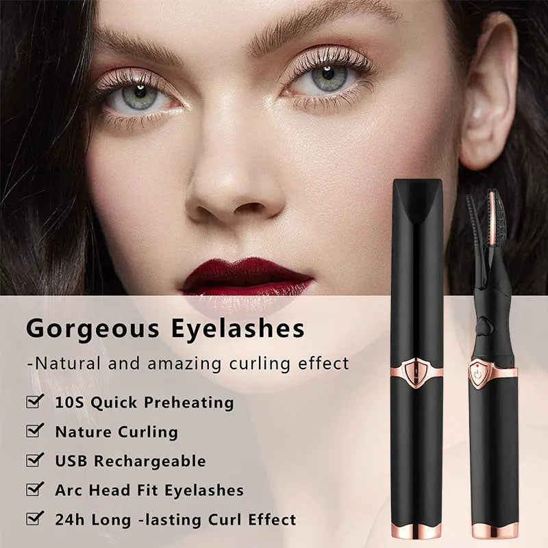 ✨ 62% OFF Heated Eyelash Curler – 8-Second Heat-Up & 3 Temperature Settings