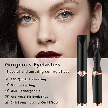 ✨ 62% OFF Heated Eyelash Curler – 8-Second Heat-Up & 3 Temperature Settings