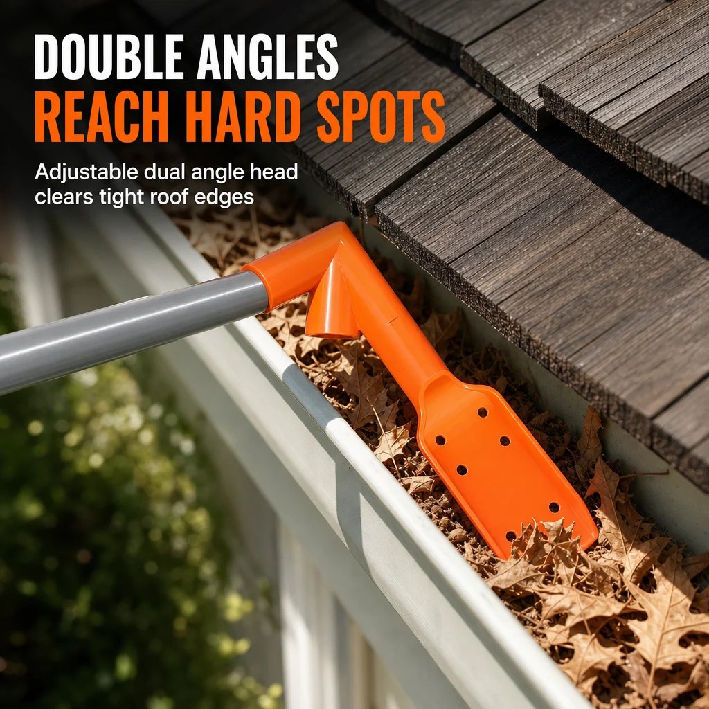 📍🔧 LIMITED‑TIME 50% OFF! ✨ No-Climb Gutter Cleaning Tool丨Excluding rod