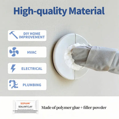 10PCS Wall Hole Repair Kit - Sealant & Putty for Home Fixes