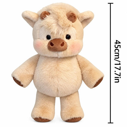 🐮 Animated Walking & Wiggling Christmas Cow Plush Holiday Stuffed Animal Toy 🎄