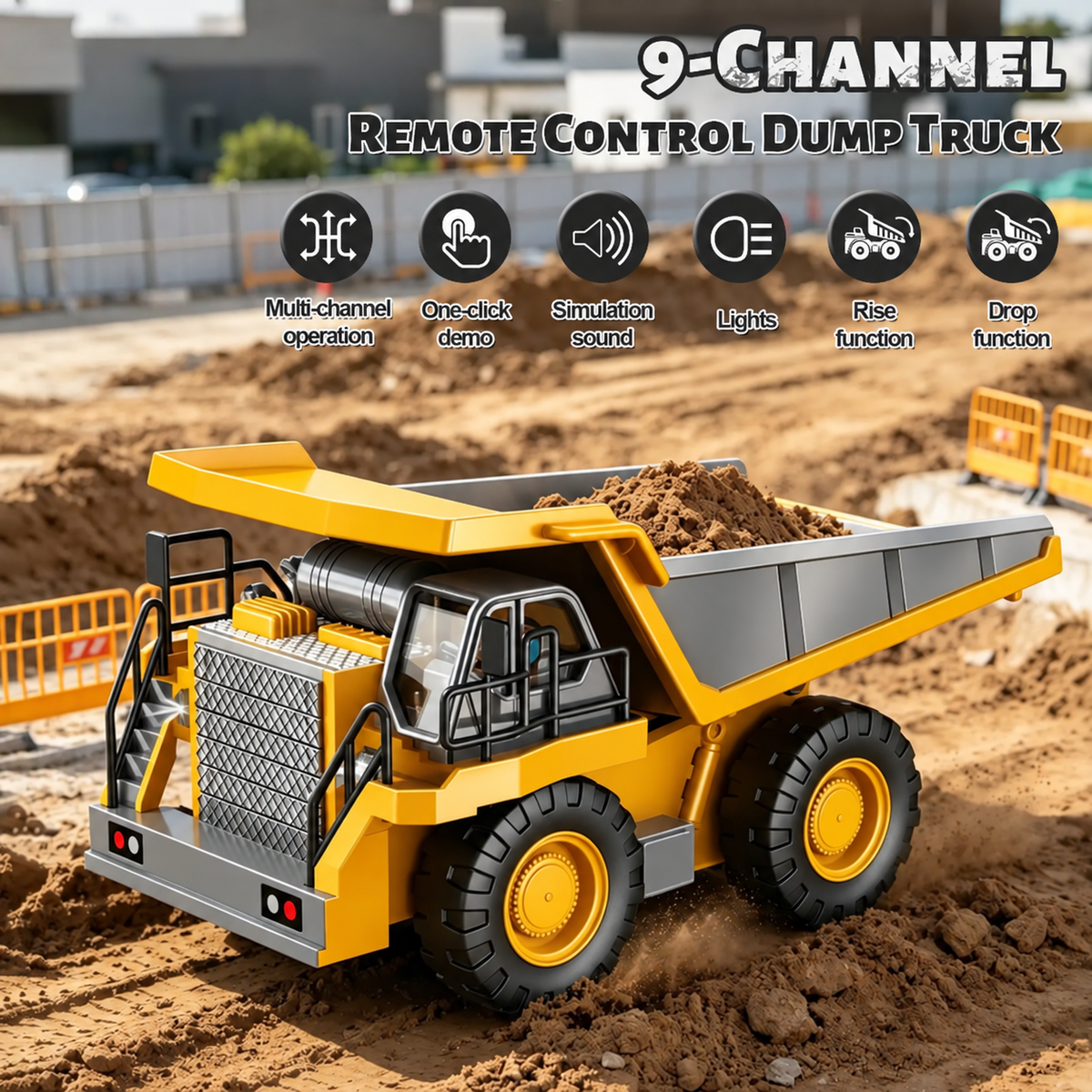 4-Vehicle RC Construction Set🚜 Built For Little Builders