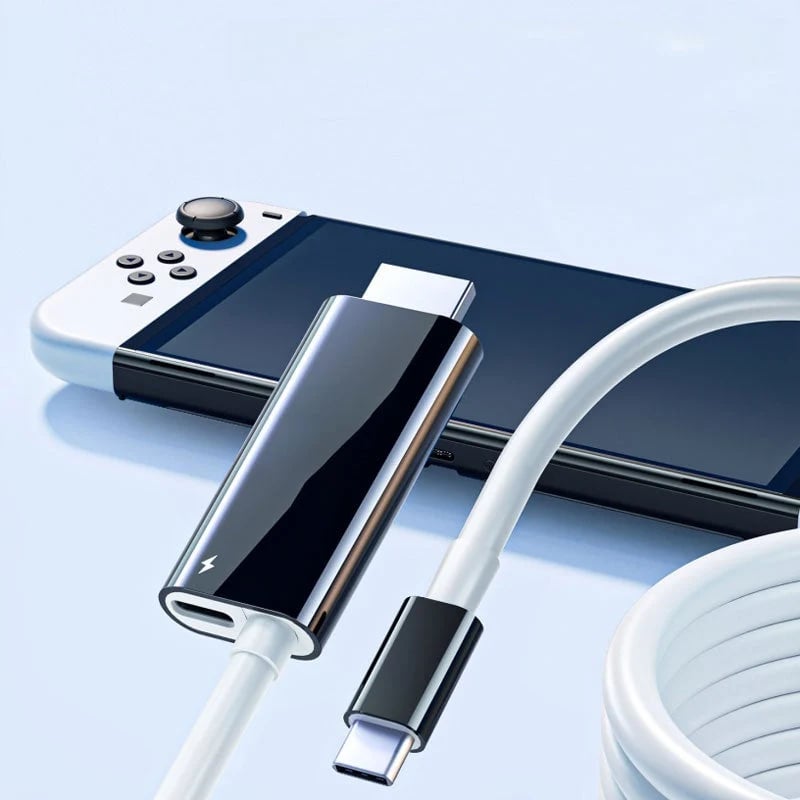 ⚡ 4K USB-C to HDMI Display Cable with 100W PD Fast Charging (2M) 📺