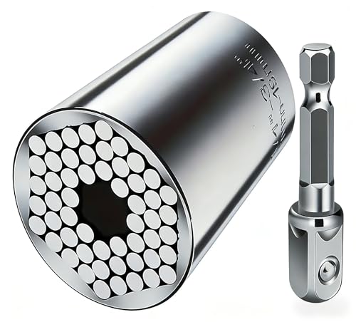 One Socket Fits 7–19 mm Nuts & Bolts