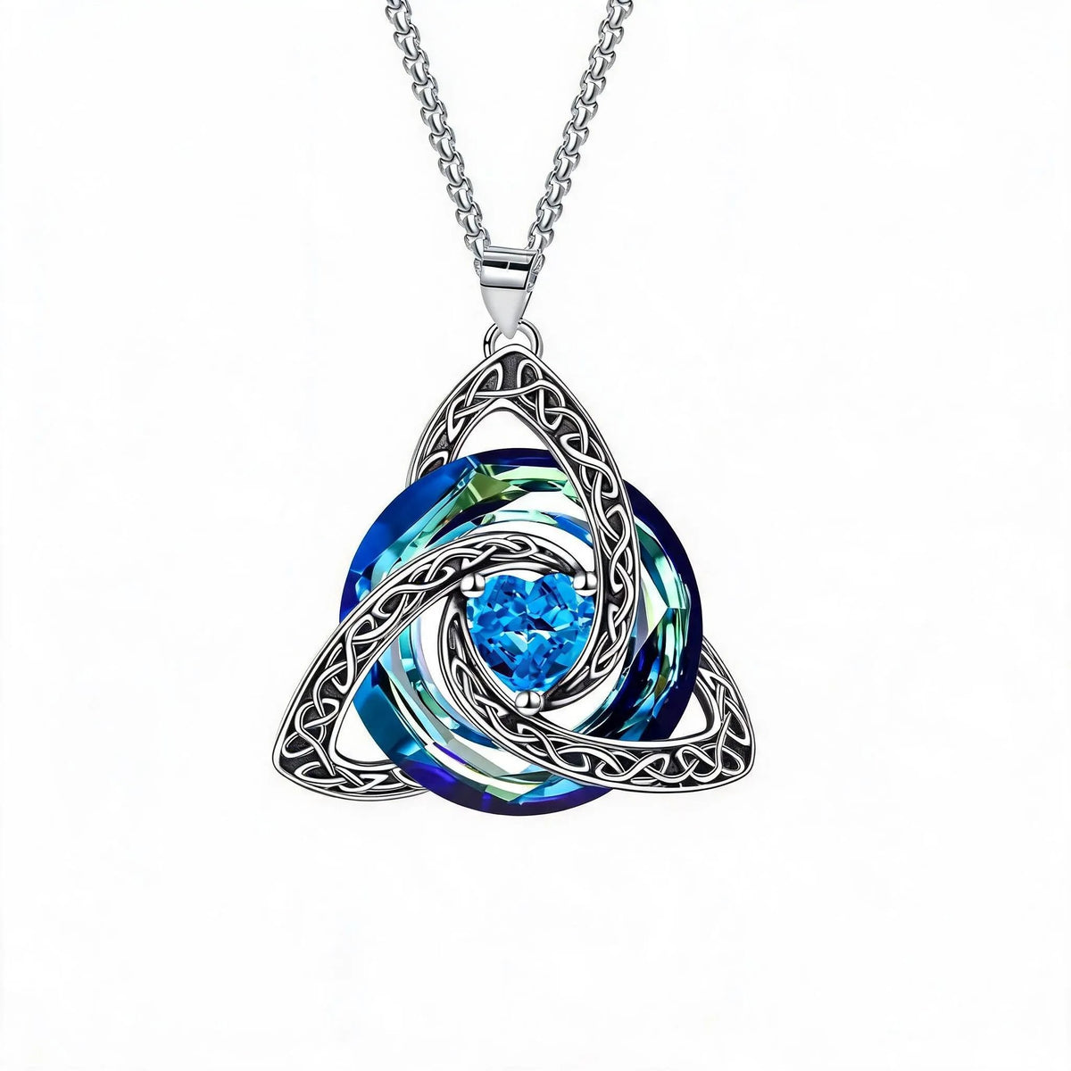 🍀 49% OFF Celtic Trinity Knot Birthstone Necklace 💎 Personalized Keepsake Gift