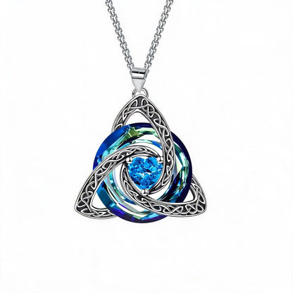 🍀 49% OFF Celtic Trinity Knot Birthstone Necklace 💎 Personalized Keepsake Gift