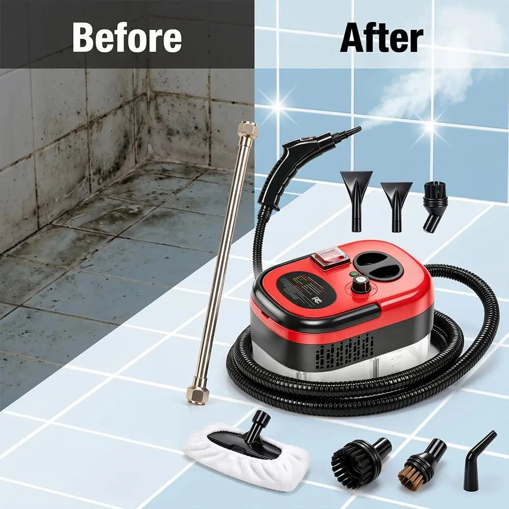 💨 Save 50% Today ✨ 3 BAR Portable Steam Cleaner for Tough Grime