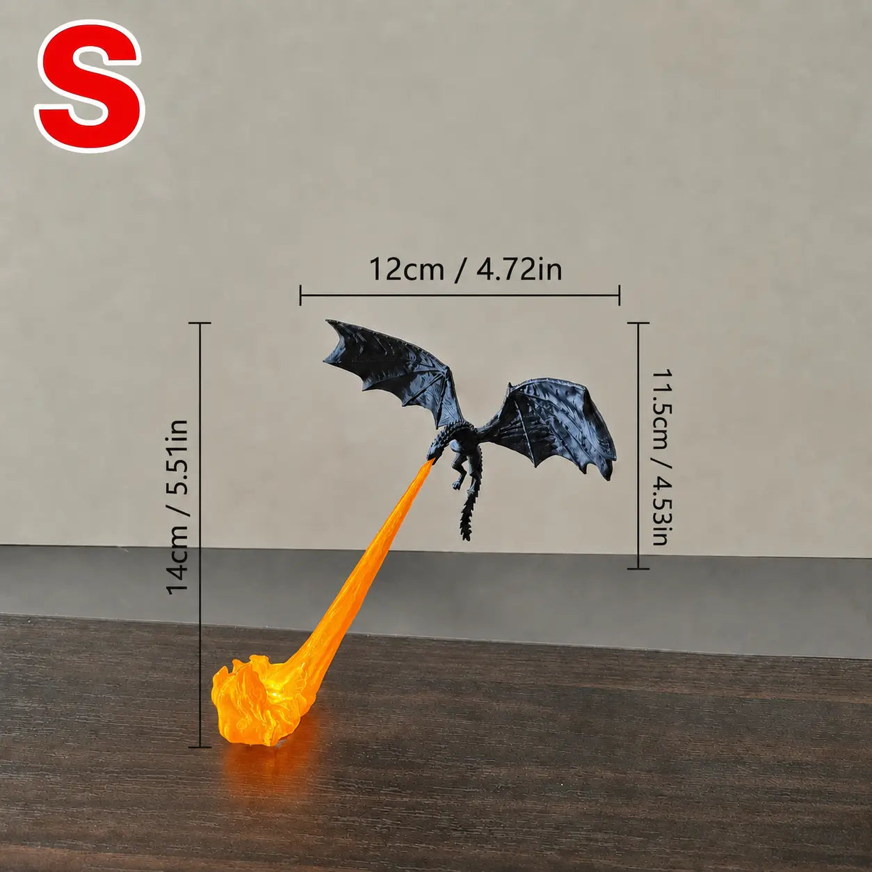 🔥 49% OFF Dragon Flame Book Nook – Fantasy Shelf & Desk Decor 🐉