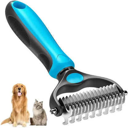 🐾 50% OFF Pet Grooming & Deshedding Brush – Gentle Loose Hair Removal for Easy Everyday Grooming