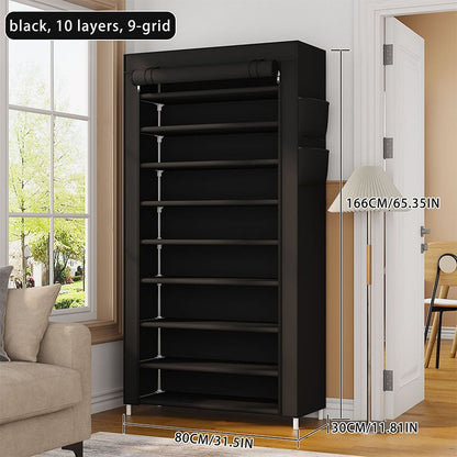 👟 Home Organization Sale 50% OFF — Large Capacity Shoe Storage Cabinet | Multi-Level Entryway Shoe Organizer With Dust Cover