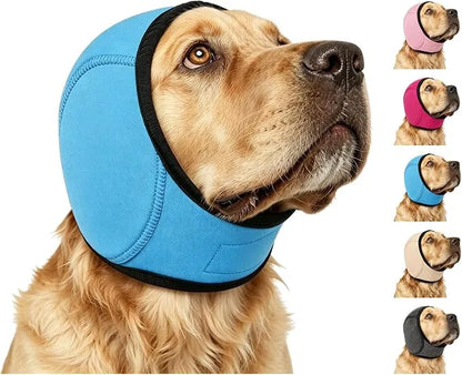 🐶 Dog Noise-Reducing Ear Wrap – Help Make Fireworks, Thunder & Grooming Less Overwhelming 🔇