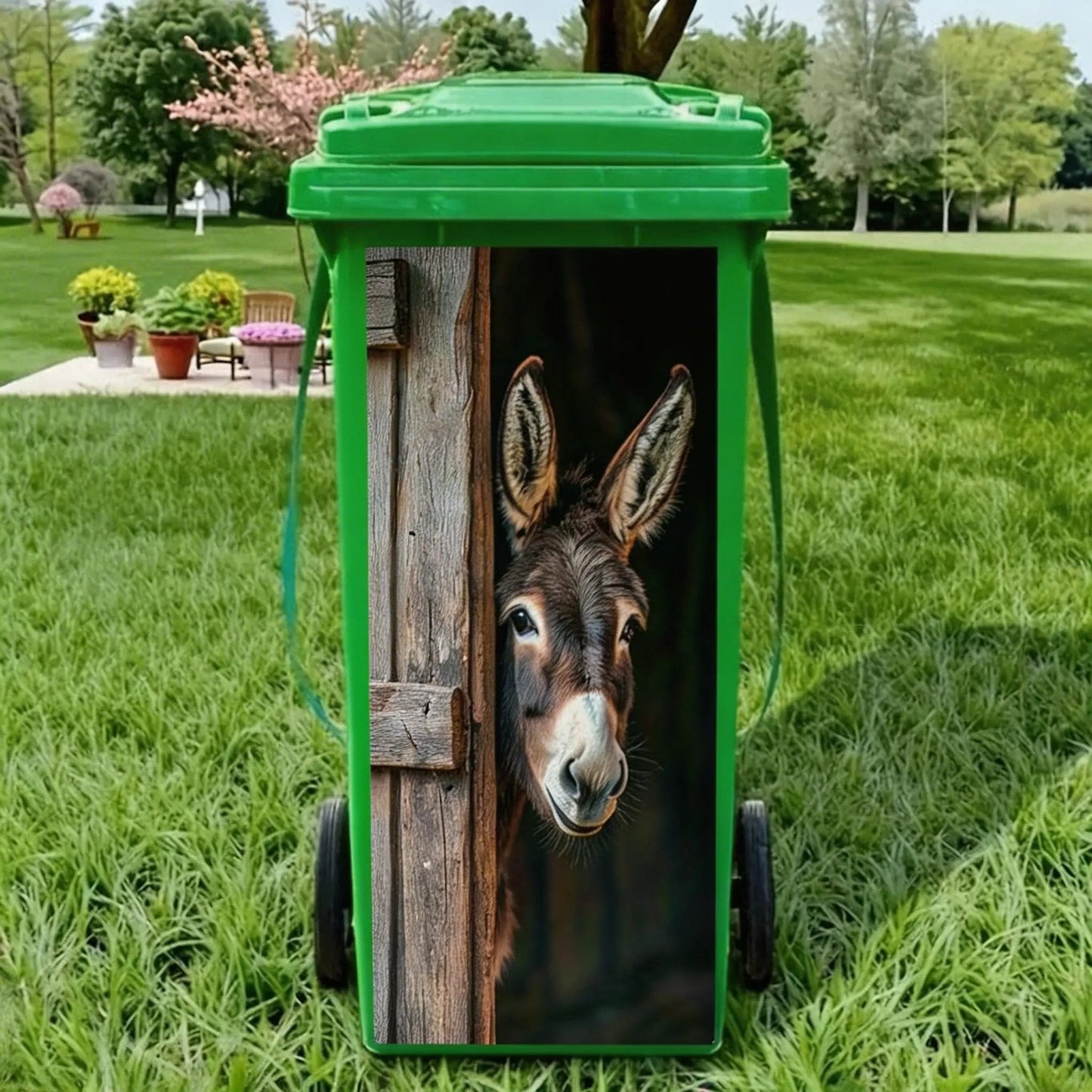 🐴 50% OFF Cute Animal Trash Bin Stickers ✨ Waterproof Peel & Stick Home Decor