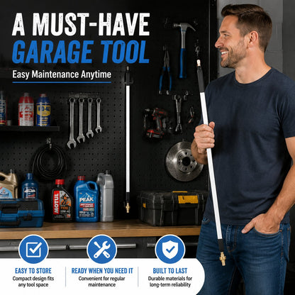 🔥 Only Today 49% OFF 60cm Radiator Cleaning Wand 🚗 Deep Reach Car Radiator Cleaner With Water & Air Connector