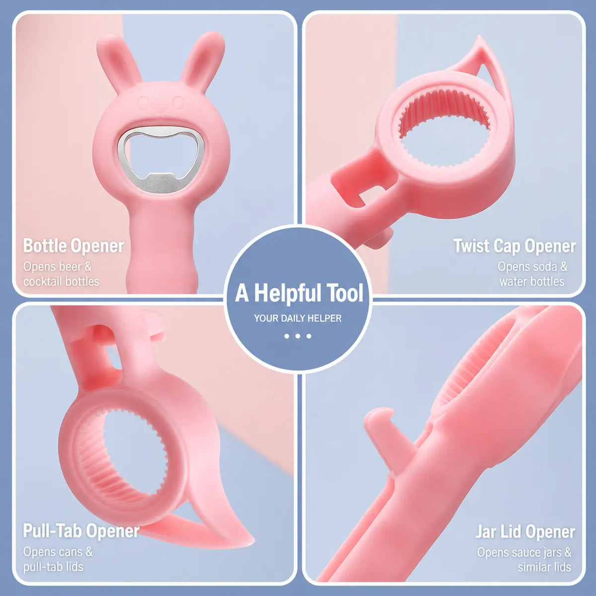 🍺Buy 1 Get 1 Free⚡4-in-1 Beer Bottle Opener – Easy Grip, Easy Open